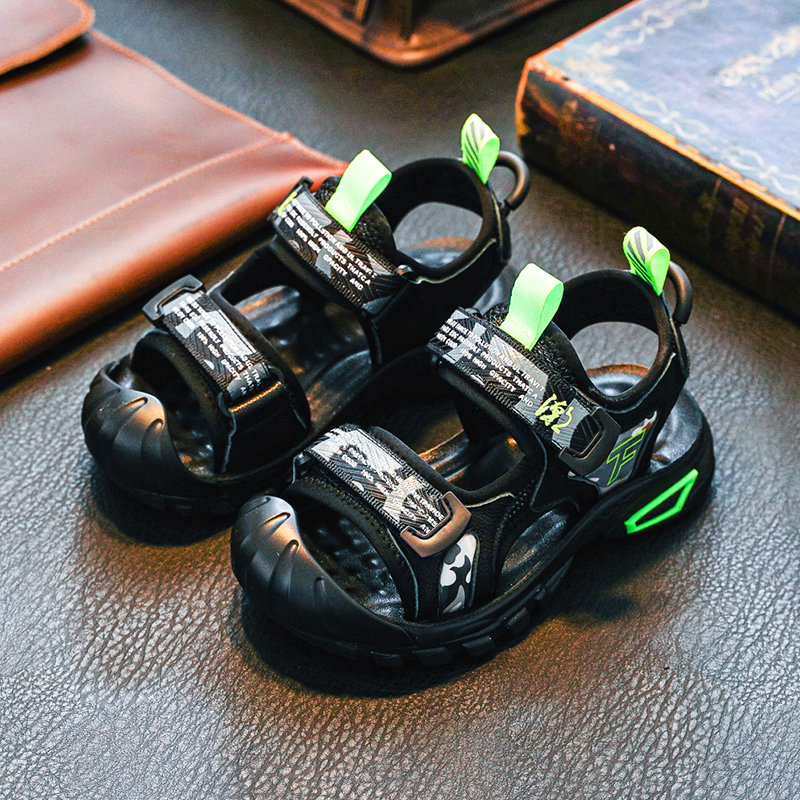 男童包头凉鞋夏季2025新款潮宝宝软底小童沙滩儿童鞋子中大童男孩,淘宝优惠券,粉丝福利购,淘宝优惠卷