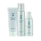 CJ Комплект, мужское питательное освежающее увлажняющее очищающее молочко, 3 предмета, контроль жирного блеска