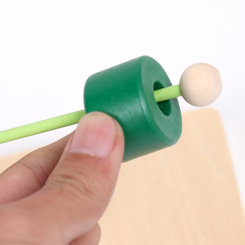 曲线与平行线蒙氏套环启蒙教具0-2岁早教中心Montessori益智玩具 - 图1