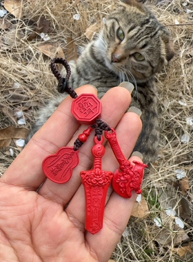 朱砂红砂水飞砂伏磨剑斧头天官赐福葫芦紫薇讳雨渐而儿童书包成人