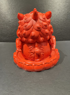 红砂吞金兽独角兽飞天貔貅摆件