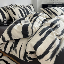 Nordic Wind Pure Cotton Quilt Cover Single Piece Total Cotton 200x230 Student Dormitory Single Quilt Hood Man 150x200 Covered By Single Sleeve