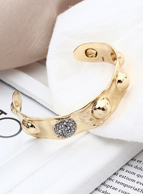 厂家批发欧美鬼才街头开口几何变异手镯 时尚简约气质女式个性手