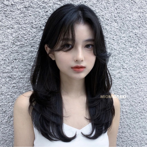 MIOMIOSAKI自然黑【遮盖白发】和漂过浅发色暗彩红棕栗绿紫染发膏 - 图0