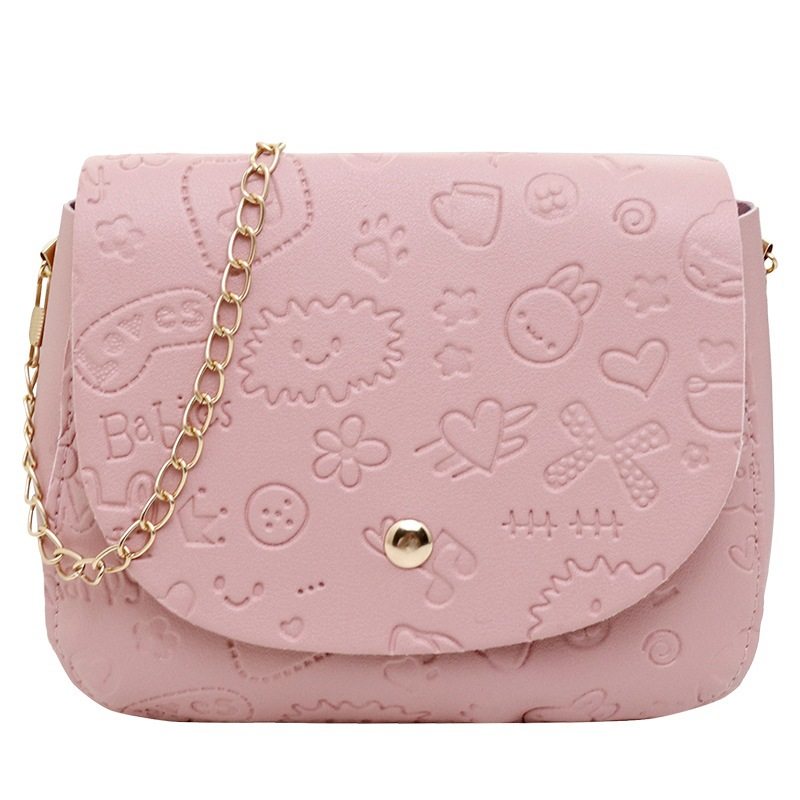 包包2023新款半圆马鞍包斜挎包迷你女学生压花单肩链条包,淘宝优惠券,粉丝福利购,淘宝优惠卷