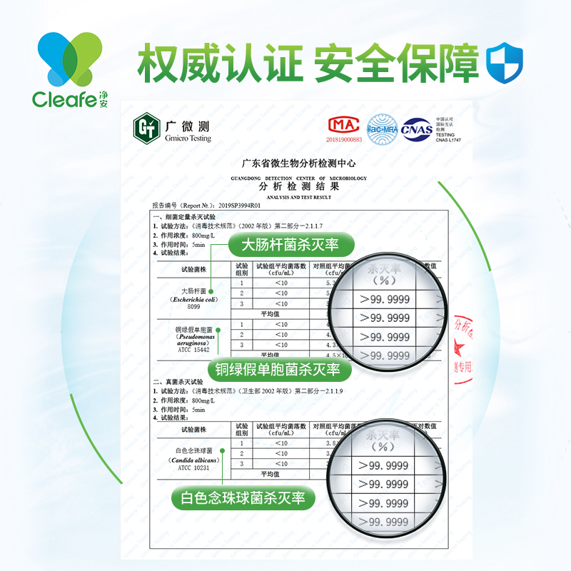 cleafe净安消毒液60ml季铵盐消毒水家用杀菌室内衣物衣服宠物免洗 - 图2