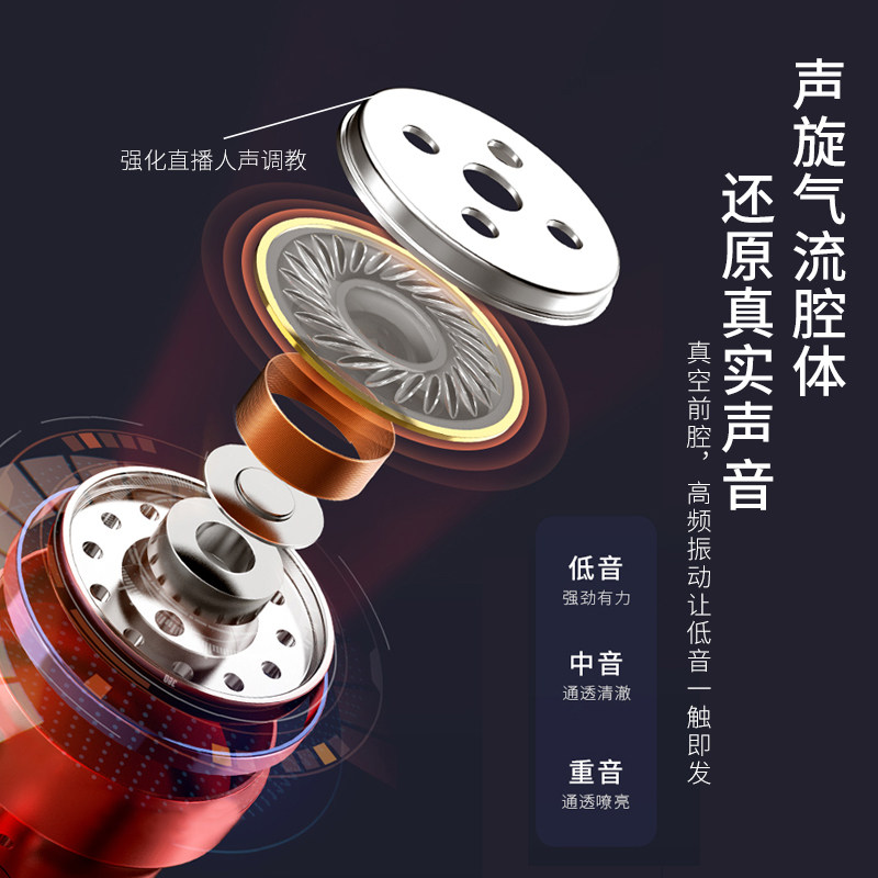 直播监听耳机声卡专用入耳式有线高音质不带麦主播返听3米加长线,淘宝优惠券,粉丝福利购,淘宝优惠卷