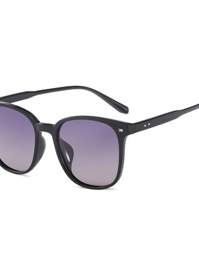 韩系百搭大框偏光墨镜女款高级感开车专用防紫外线海边防晒太阳镜