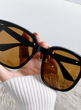 超大太阳镜女大脸显瘦韩版潮流男款墨镜防紫外线遮阳开车大码眼镜