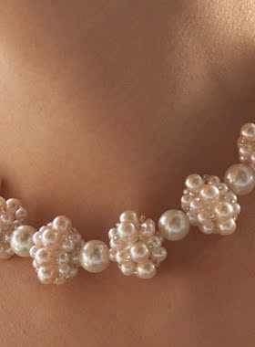 复古珍珠ins时尚饰品手工定制