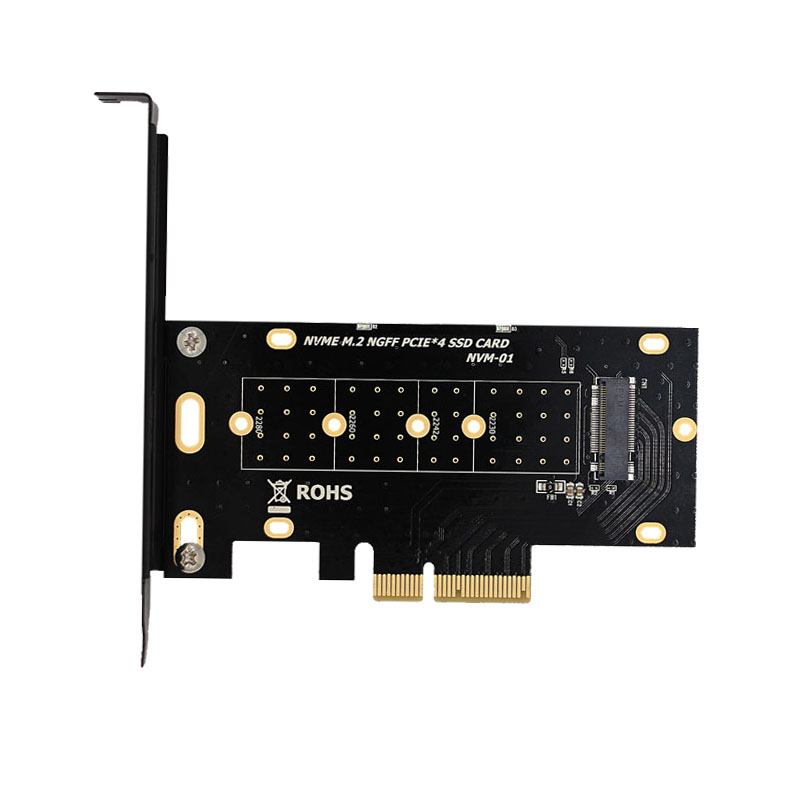 NVME M.2转PCIE3.0/4.0X4高速速扩展转接卡 - 图0