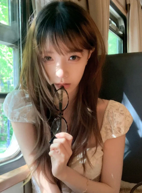 ins博主风纯欲高级感眼镜女复古辣妹椭圆玳瑁色装饰造型拍照镜框