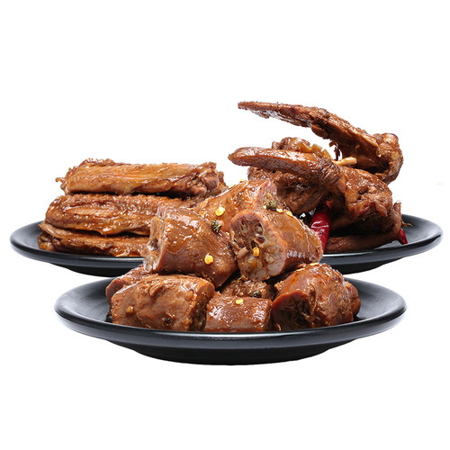 绝味鸭脖麻辣鸭脖子黑鸭锁骨鸭掌甜辣480g 鲜货卤味特产零食小吃 - 图2