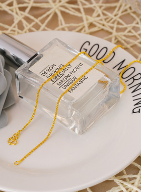 小清新素雅仿金肖邦链女款项链