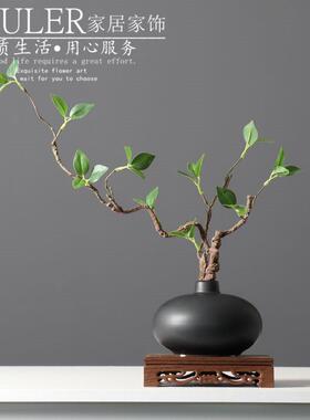 手感米兰叶仿真花绢花绿植装饰品