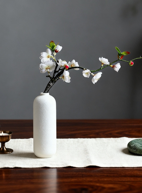 中式禅意仿真梅花腊梅花假花摆件
