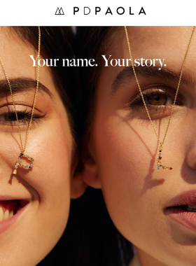 品牌授权正品西班牙字母半宝石