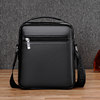 Cowhide business shoulder bag small handbag
