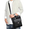 Cowhide business shoulder bag small handbag