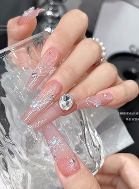 实白透色小雪花圣诞DIY配件