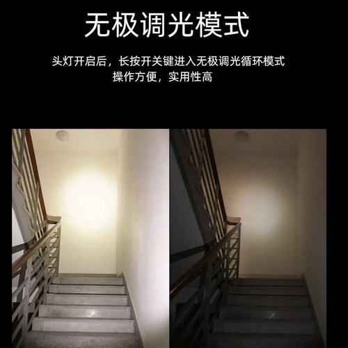 山力士爱钓头戴式照明灯充电感应头灯强光超亮夜钓钓鱼灯户外防水 - 图1