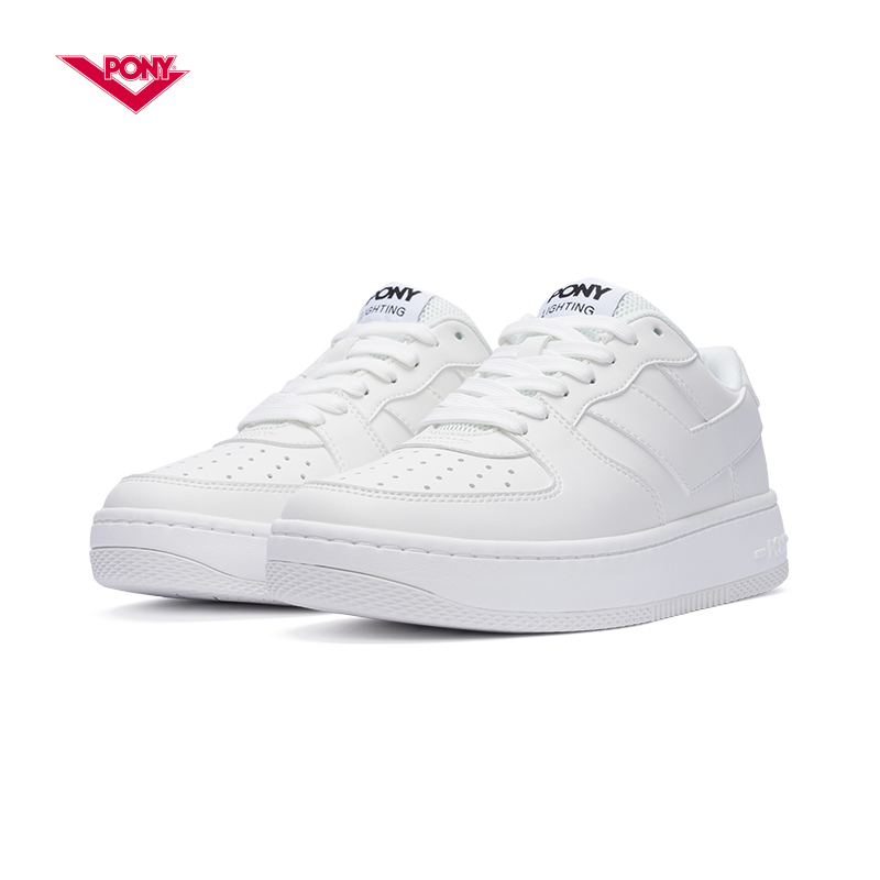 白鹿同款PONY波尼板鞋空军Lighting男女情侣厚底小白鞋休闲运动鞋