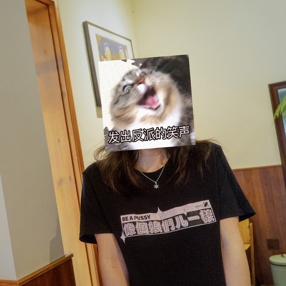 BE A PUSSY像个娘们一样姐妹撒泼女权夏季原创设计文字短袖t恤