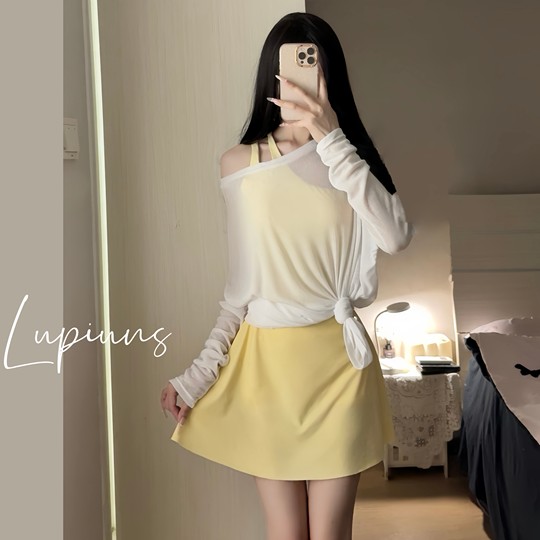 温泉泳衣女2026新款爆款高级性感小胸聚拢遮肚显瘦海边度假游泳衣