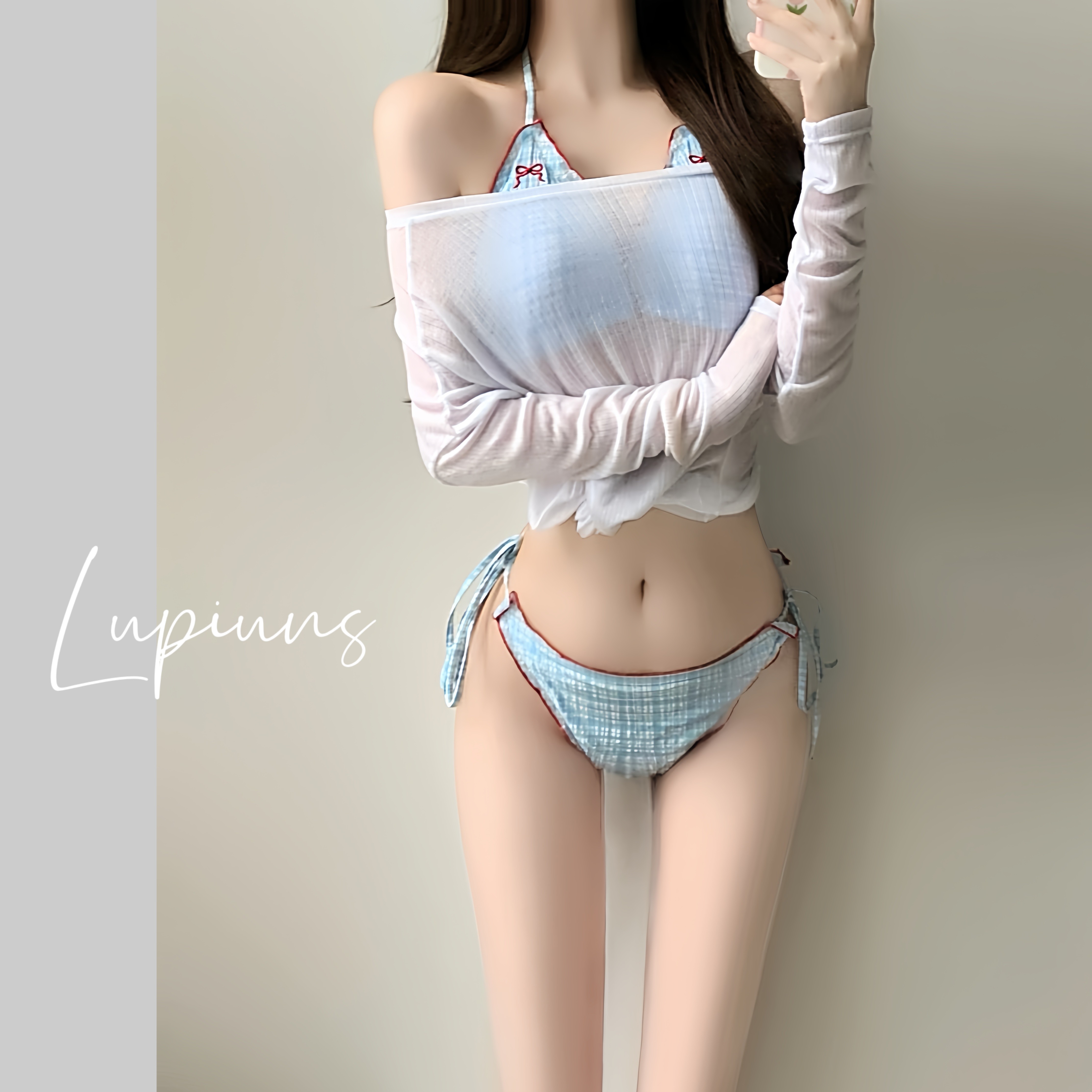 【防晒衫外搭】可下水 防晒显瘦遮肉长袖仙气防晒泳衣小罩衫,淘宝优惠券,粉丝福利购,淘宝优惠卷