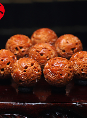 苏家男女橄榄核镂空手串