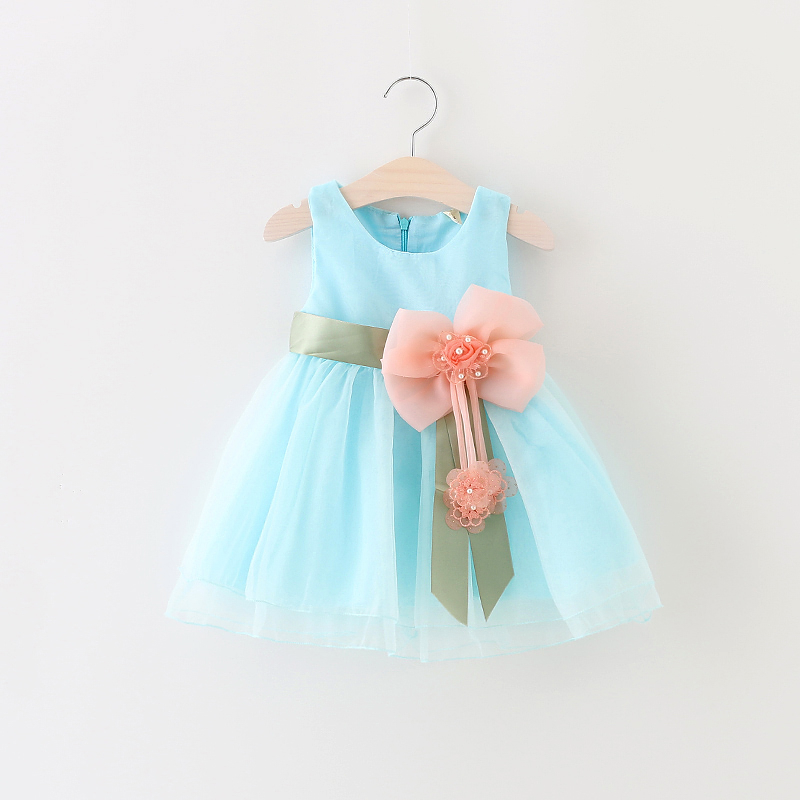 女宝宝夏季连裙子小孩衣服公主裙0-1-2-3-4岁半5到6-7-8至9个月潮