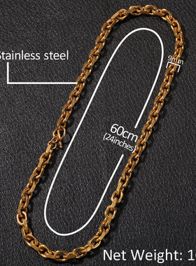 欧美钛钢街舞表演不退色十字链