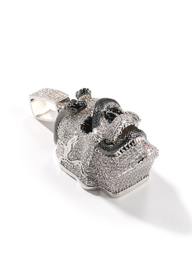 吊坠项链镶锆石男测试推荐