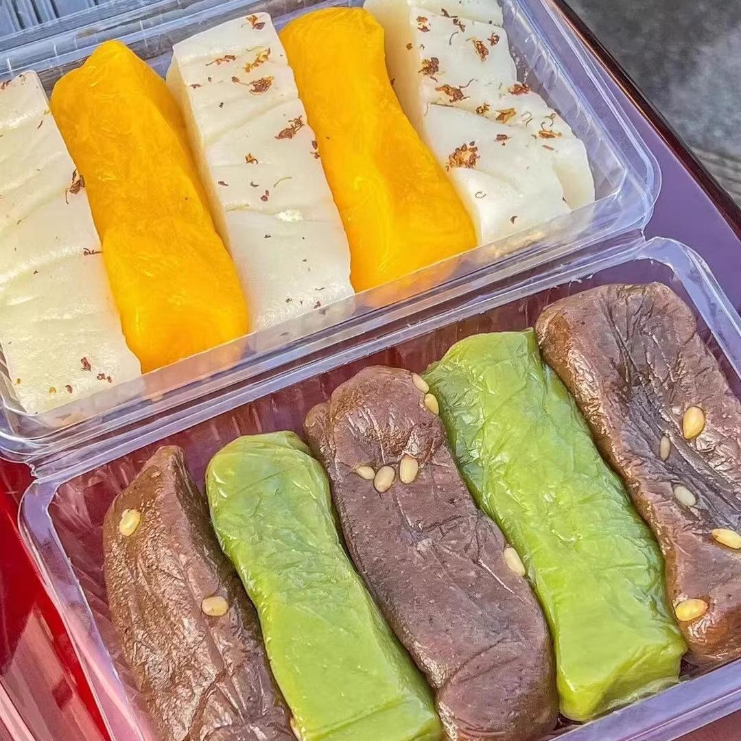 苏州美食特产近水楼糕团紫薯赤豆糕拉糕青团糯叽叽软糯粢毛团代买