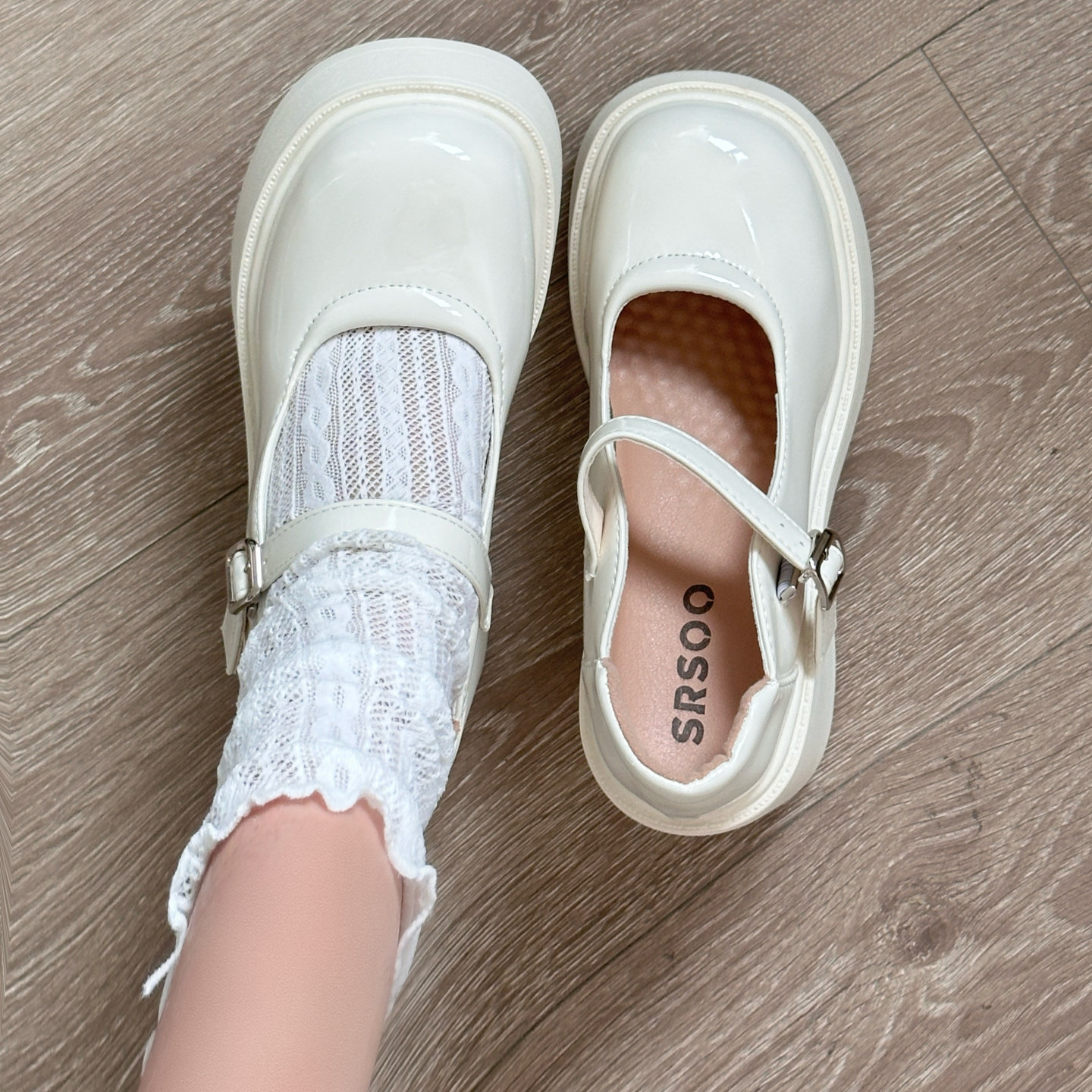 8cm~纯色甜酷厚底高跟小皮鞋女春夏季粗跟增高法式复古玛丽珍单鞋,淘宝优惠券,粉丝福利购,淘宝优惠卷