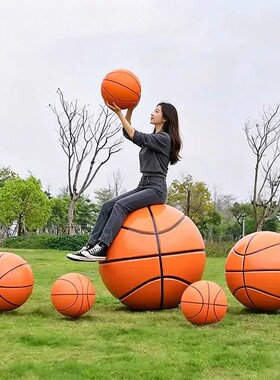 户外足球篮球排球场玻璃钢雕塑世界杯学校幼儿园体育仿真模型摆件