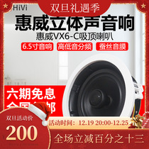 Hivi Whi Wai VX6-C Fixed Resistance Suction Top Horn Power Amplifier Suspended Ceiling Sound Suit Home Speaker VX5 VX8