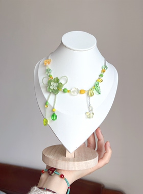 酒馆原创｜花神小众设计款简约串珠项链女锁骨链颈链小众高级感