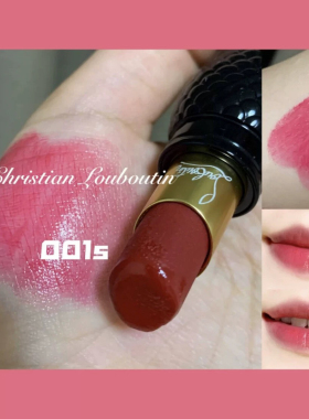 Christian Louboutin萝卜丁女王权杖001S水润鱼鳞cl哑光丝绒口红