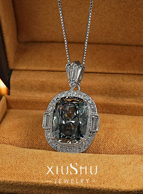 璀璨粉钻色轻奢彩宝项链