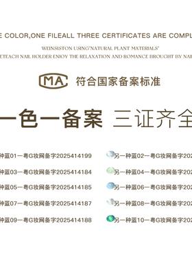 束色蓝调10色爆闪猫眼甲油胶