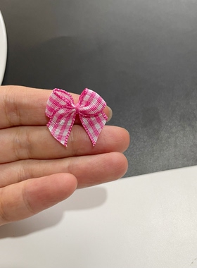 1cm迷你手打缎带蝴蝶结diy娃衣发箍烘焙装饰品小花成品Lolita辅料
