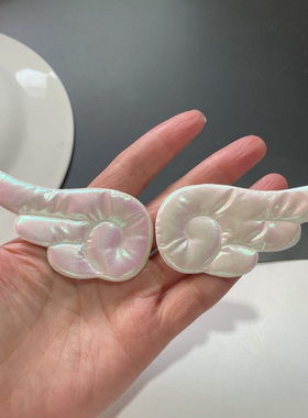 幻彩天使翅膀装饰电瓶车头盔贴配件炫彩防雨少女小樱翅膀饰品配件