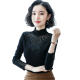 Spring and Autumn Lace Bottoming Shirt ຂອງແມ່ຍິງຄໍສູງແຂນຍາວ