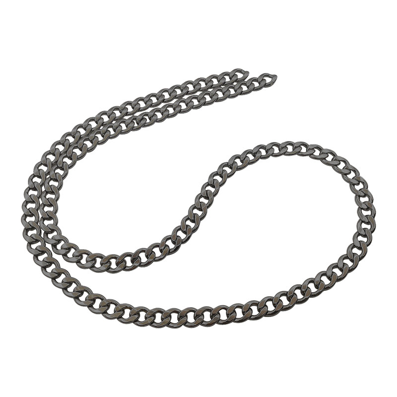 挂镀不褪色扁铁链diy包包单肩斜跨包可替换包链配件 古巴链NK铁链,淘宝优惠券,粉丝福利购,淘宝优惠卷