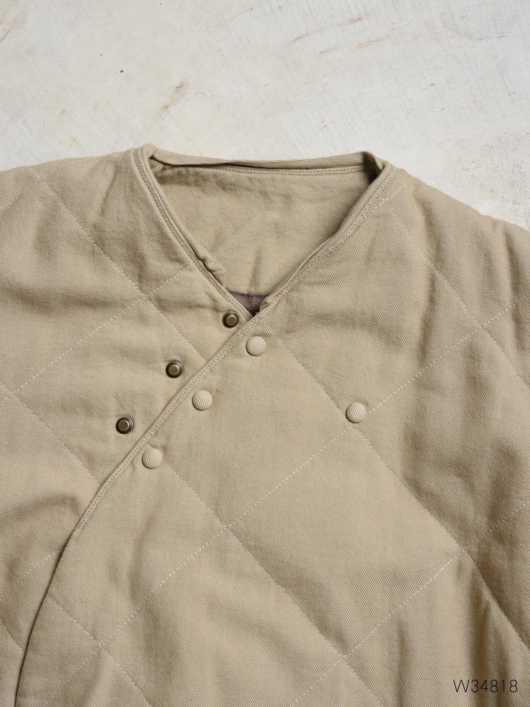 沉香布衣草堂 新中式棉服 几见W34818冬款拼接抽绳复古保暖改,淘宝优惠券,粉丝福利购,淘宝优惠卷