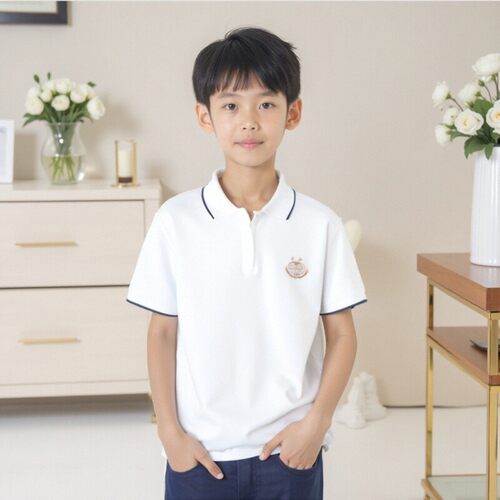东华小学系列套装校服冬运动外套长裤长短袖衬衫短袖T恤毛衣西裤 - 图2