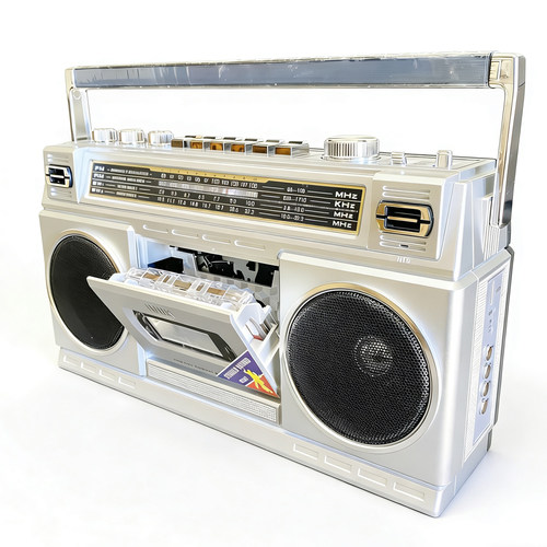 IMUK立体声复古磁带机80年代老式录音机U盘TF插卡蓝牙音箱收音机 - 图0