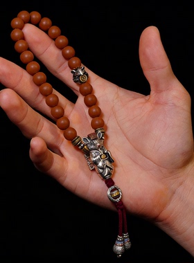 银饰鼠道人三通十二生肖鼠DIY