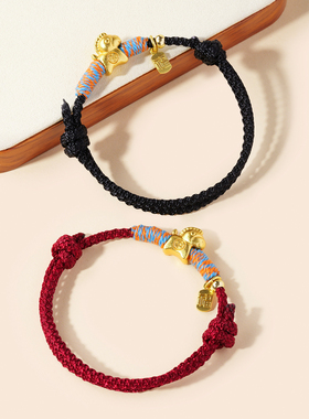 马上有钱生肖马红绳本命年转运手链2026新款红色手绳男女新年礼物